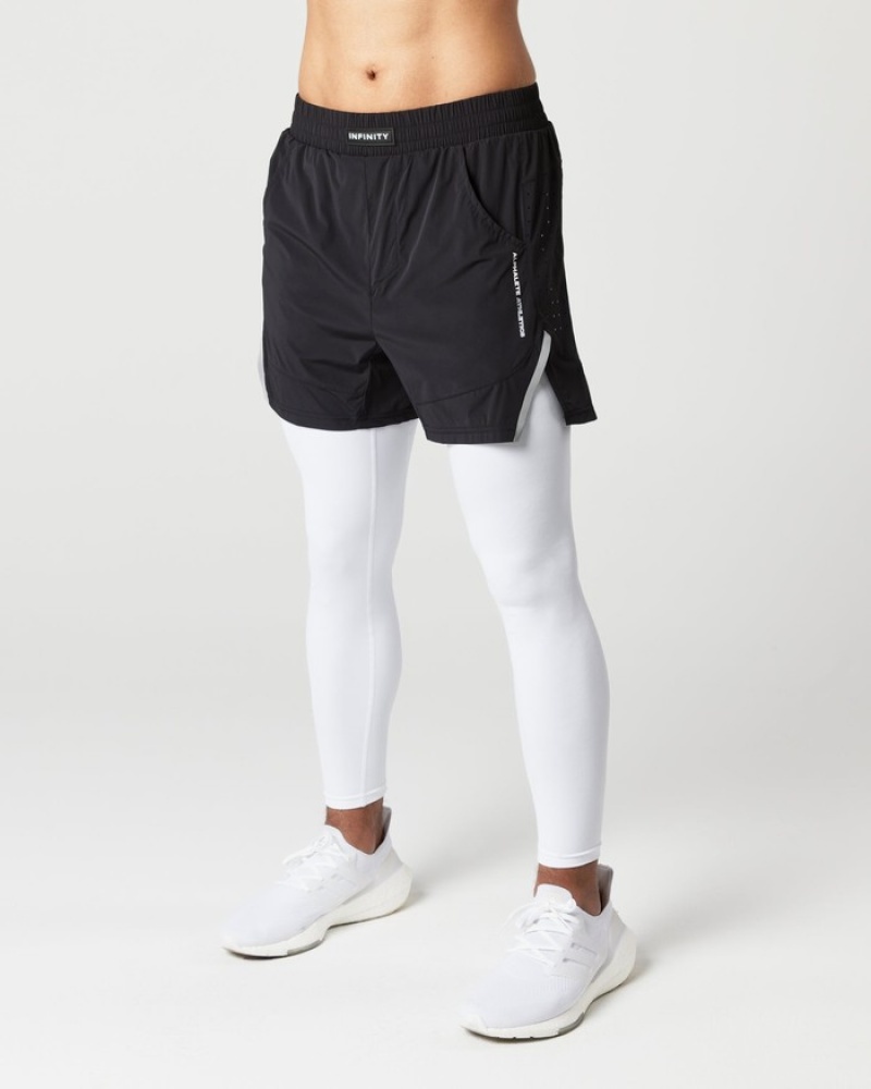 Pantaloni Scurti Barbati Alphalete Infinity 2-in-1 Speed 5.5