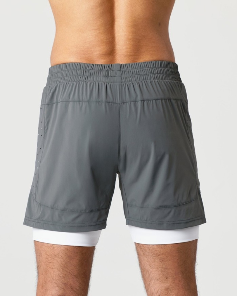 Pantaloni Scurti Barbati Alphalete Infinity Speed 5.5