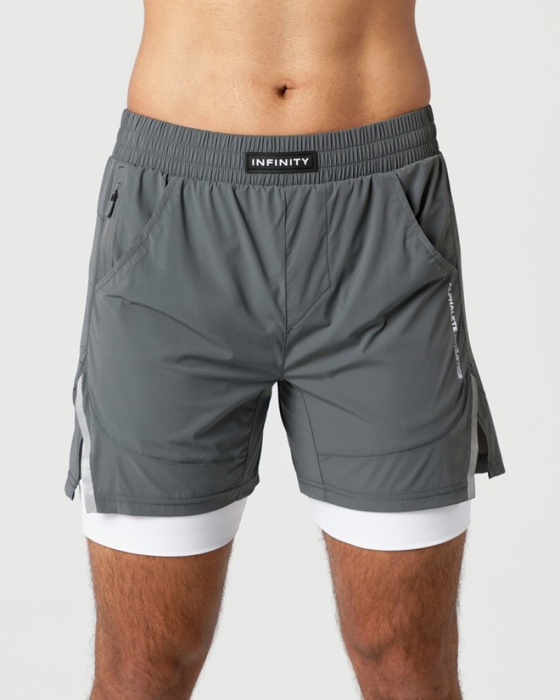 Pantaloni Scurti Barbati Alphalete Infinity Speed 5.5\
