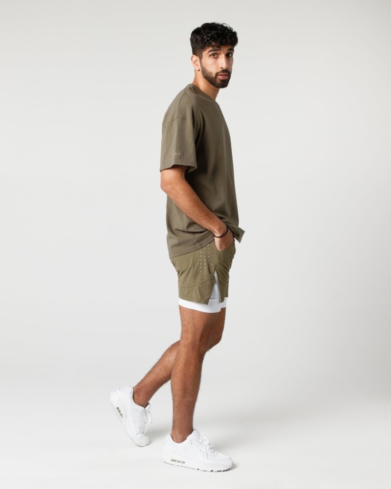 Pantaloni Scurti Barbati Alphalete Infinity Speed 5.5