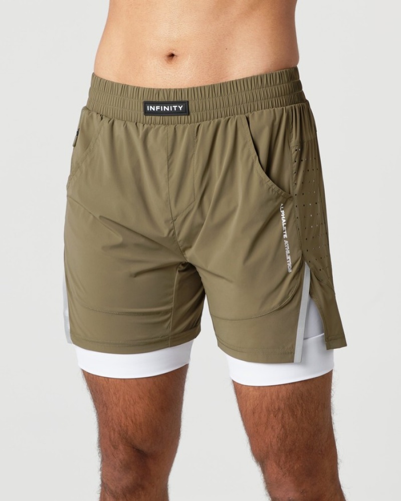Pantaloni Scurti Barbati Alphalete Infinity Speed 5.5