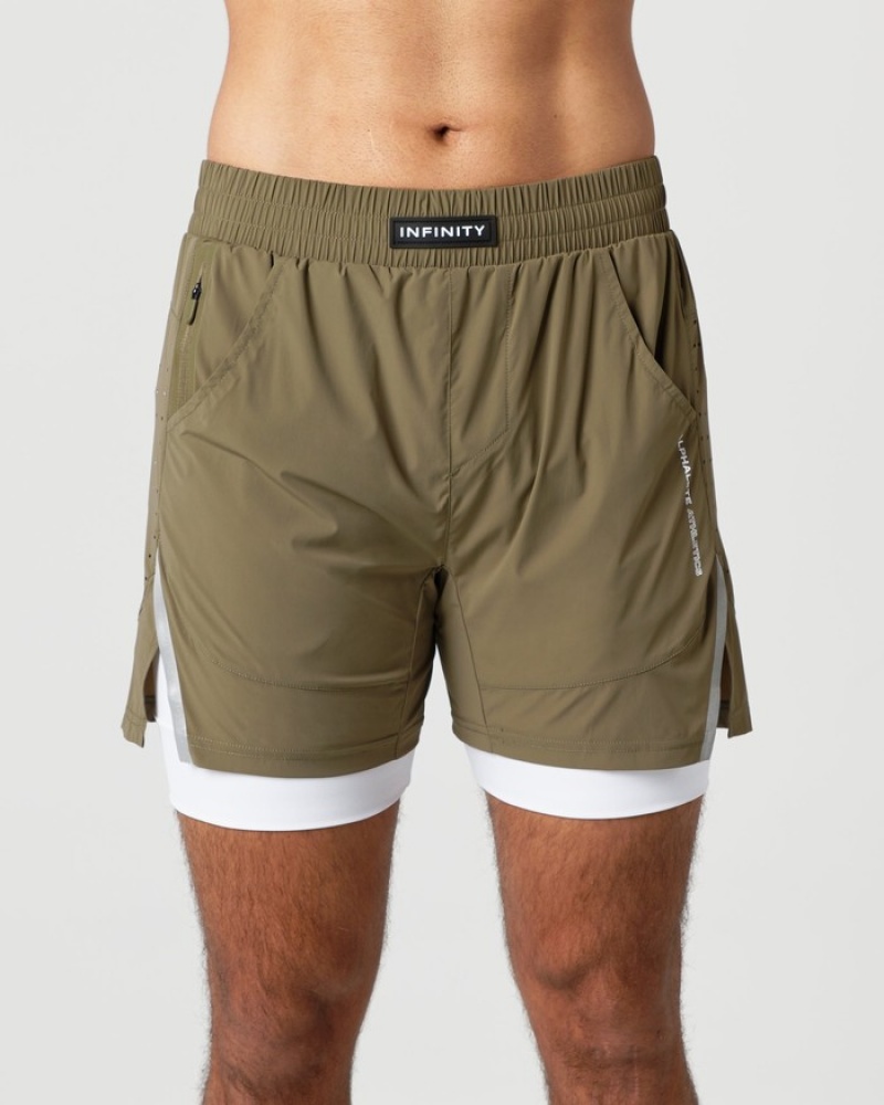Pantaloni Scurti Barbati Alphalete Infinity Speed 5.5\