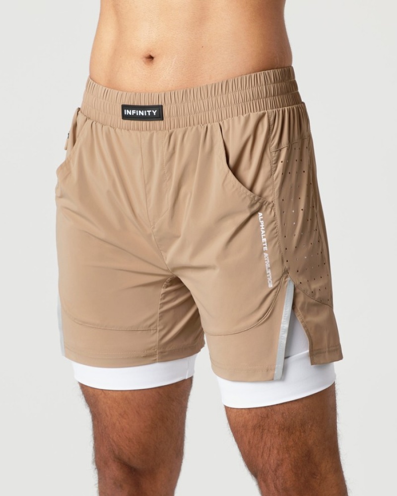 Pantaloni Scurti Barbati Alphalete Infinity Speed 5.5