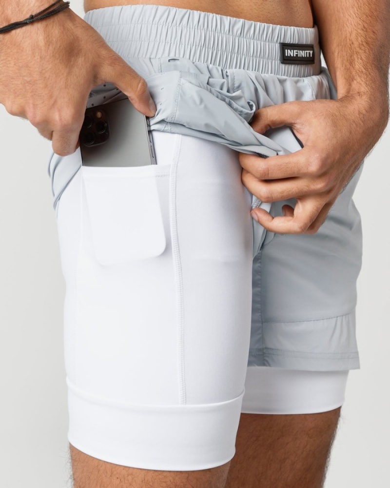 Pantaloni Scurti Barbati Alphalete Infinity Speed 5.5