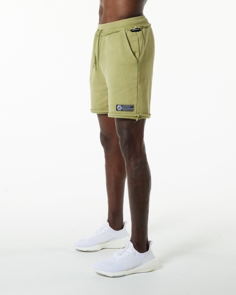 Pantaloni Scurti Barbati Alphalete Very Terry Verzi | 015263-QYD