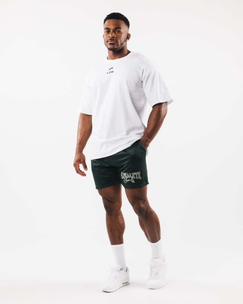 Pantaloni Scurti Barbati Alphalete Wolf Head Mesh 6