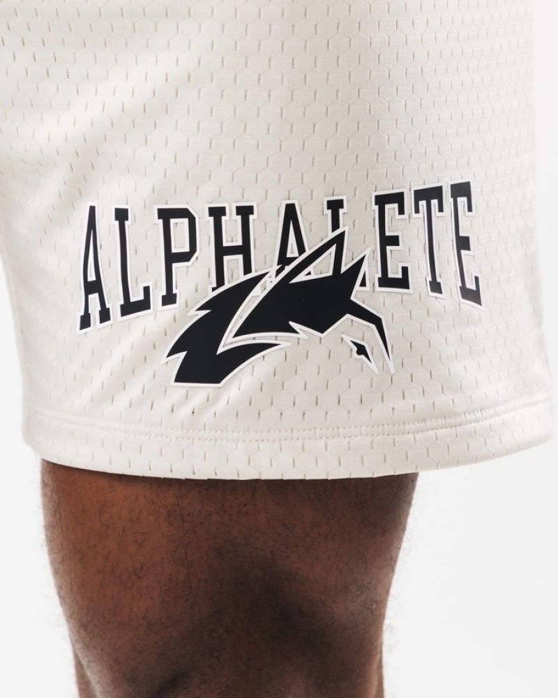 Pantaloni Scurti Barbati Alphalete Wolf Head Mesh 6