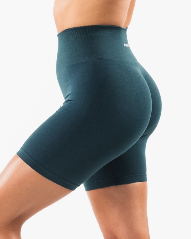 Pantaloni Scurti Dama Alphalete Amplify 6.5” Albastri | 396785-RMG