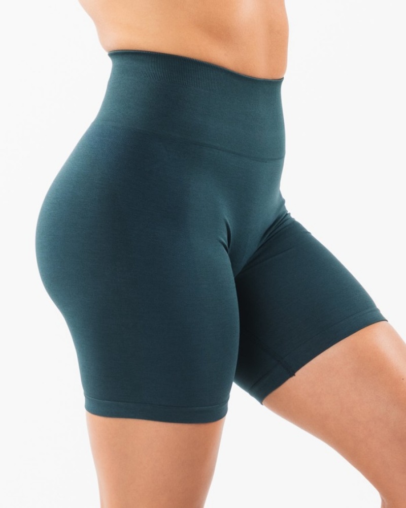 Pantaloni Scurti Dama Alphalete Amplify 6.5” Albastri | 396785-RMG