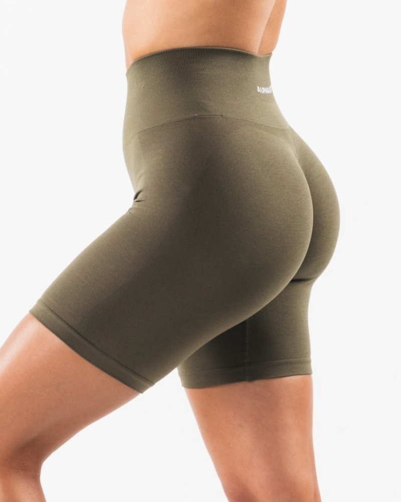 Pantaloni Scurti Dama Alphalete Amplify 6.5” Gri | 541608-FDQ