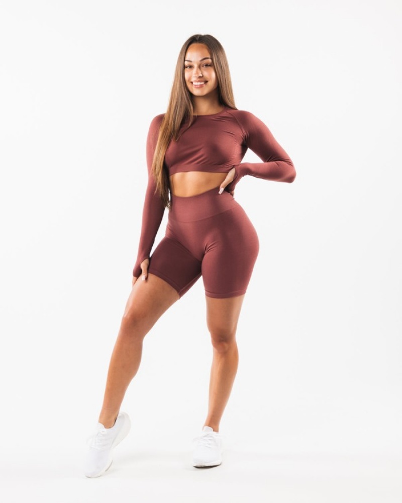 Pantaloni Scurti Dama Alphalete Amplify 6.5” Visinii | 625309-GKJ