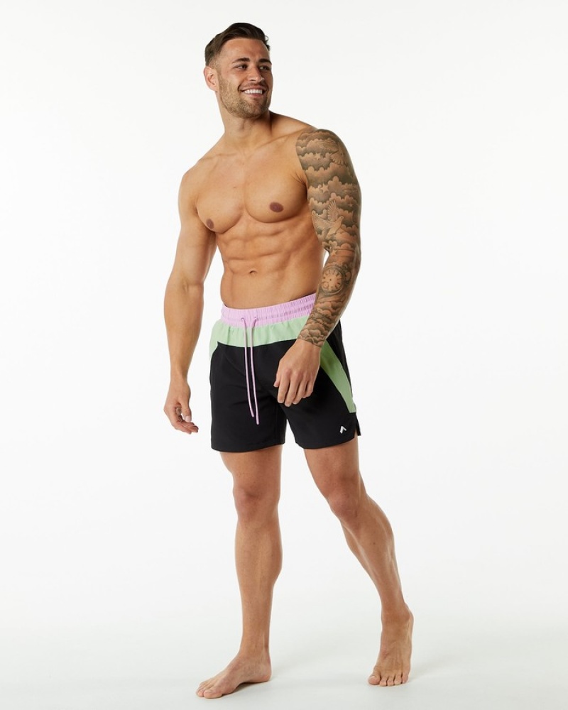 Pantaloni Scurti de Bord Barbati Alphalete Swim Trunk 5.5