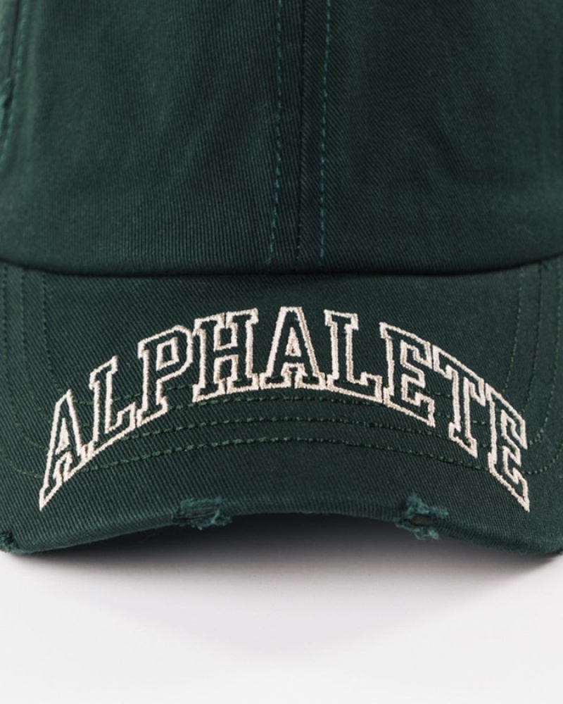 Sapca Barbati Alphalete Collegiate Vintage Verzi | 612074-YFP