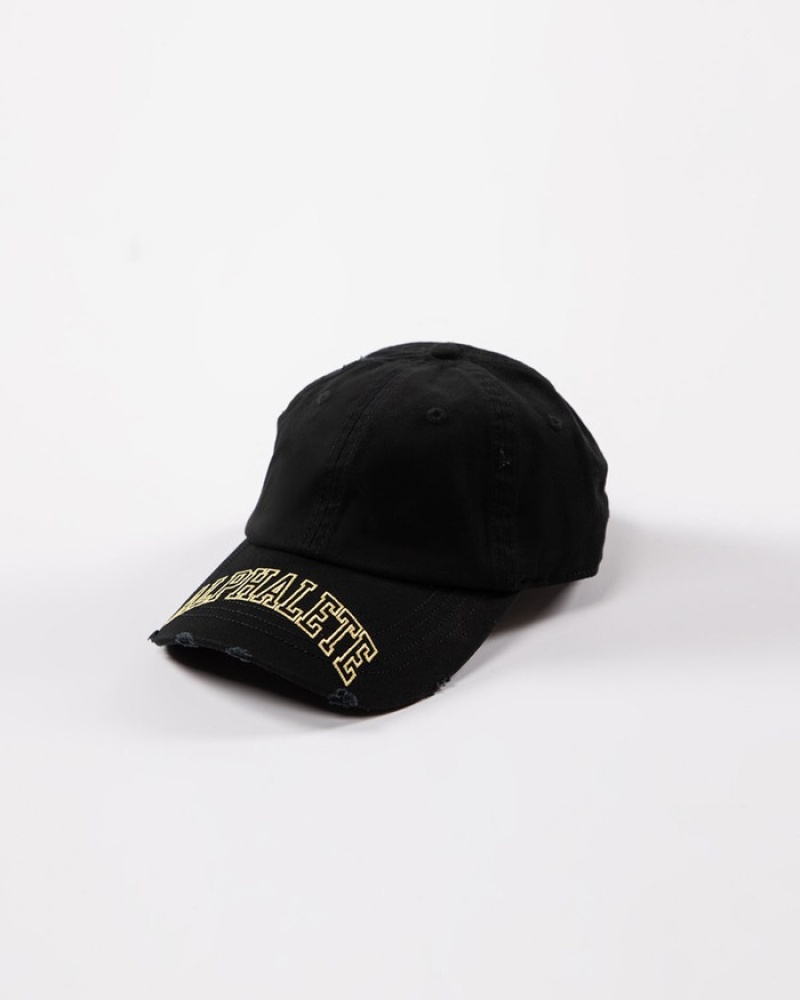 Sapca Barbati Alphalete Collegiate Vintage Negrii Galbeni | 297481-UWO