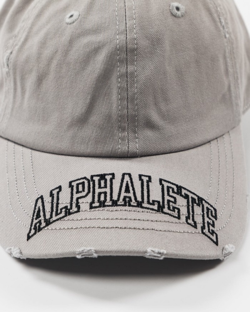 Sapca Barbati Alphalete Collegiate Vintage Gri | 297586-GMK
