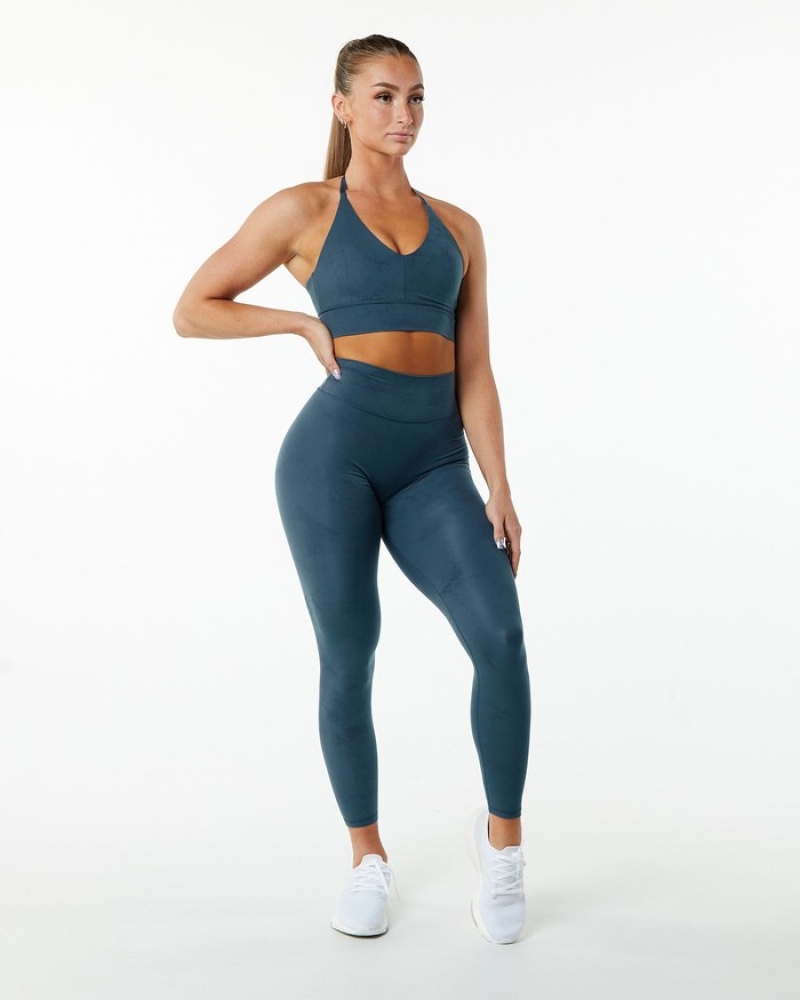 Sutiene Dama Alphalete Alphalux Wonder Albastri | 476103-UYC