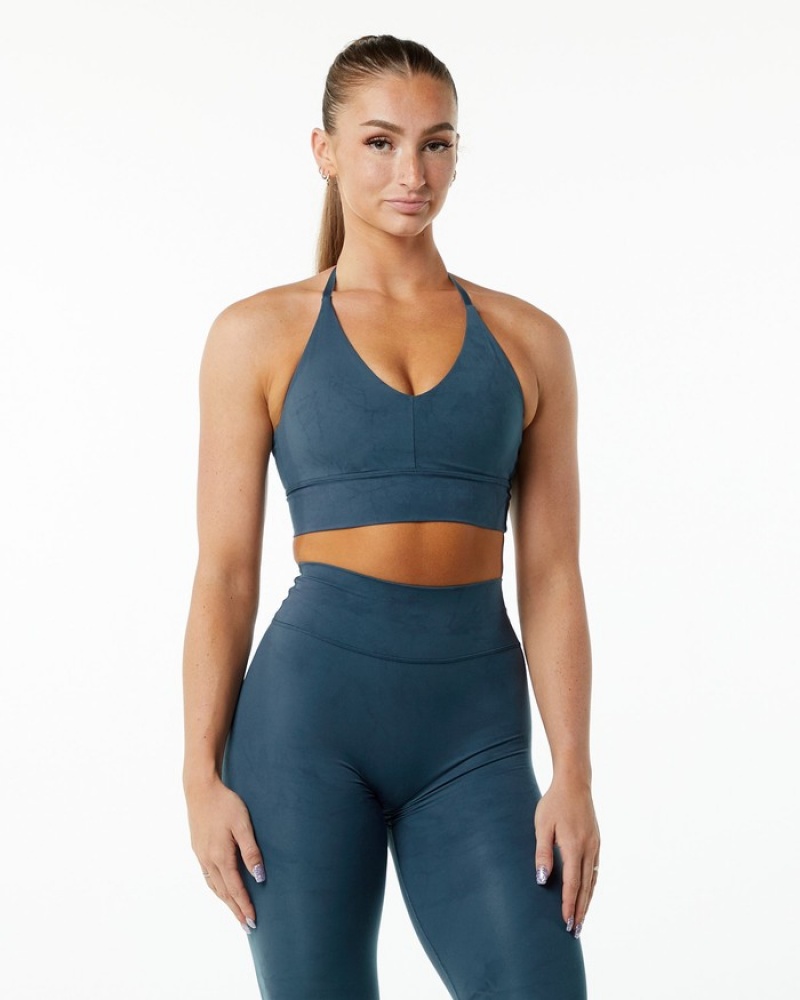 Sutiene Dama Alphalete Alphalux Wonder Albastri | 476103-UYC