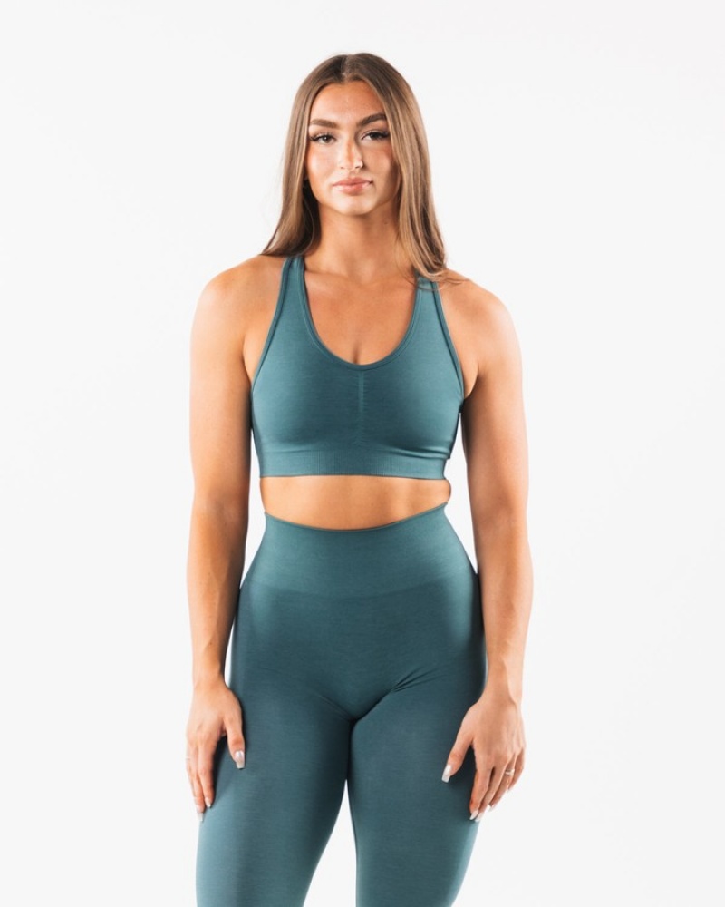 Sutiene Dama Alphalete Amplify Albastri | 456701-WPL