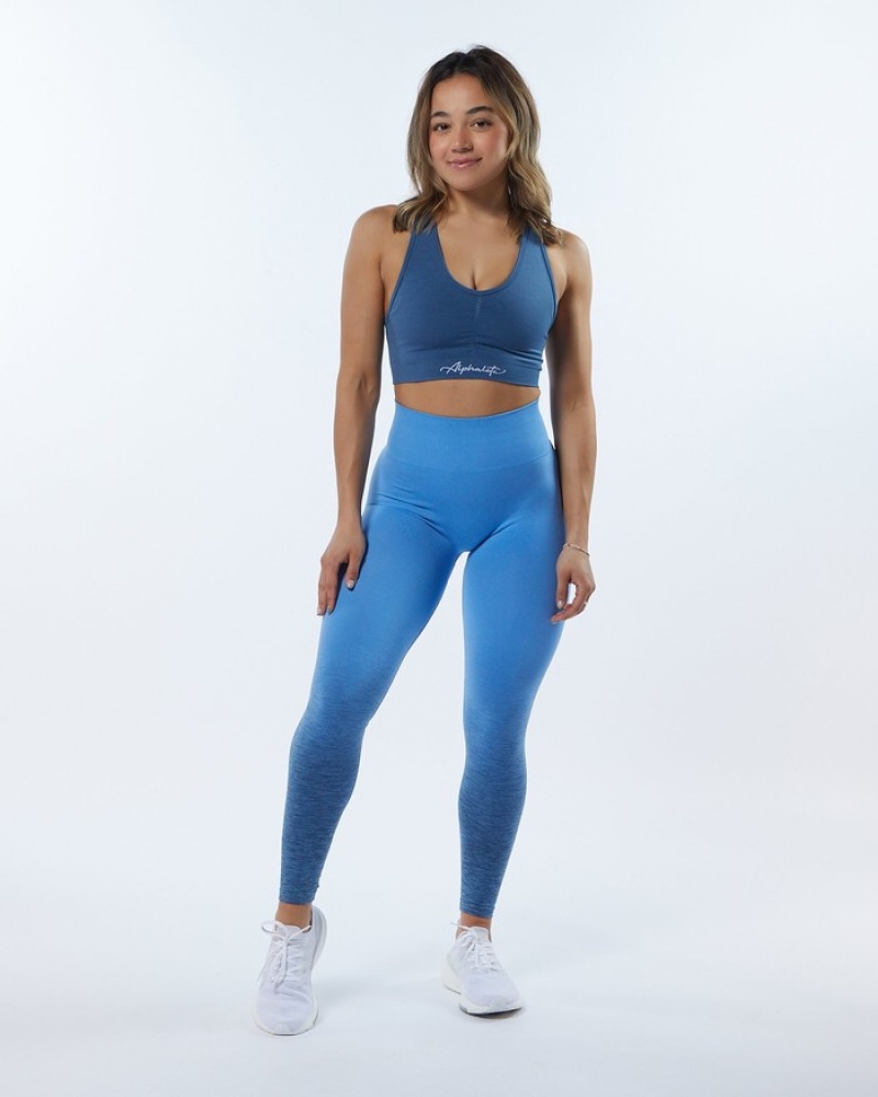 Sutiene Dama Alphalete Amplify Albastri | 905762-RVI