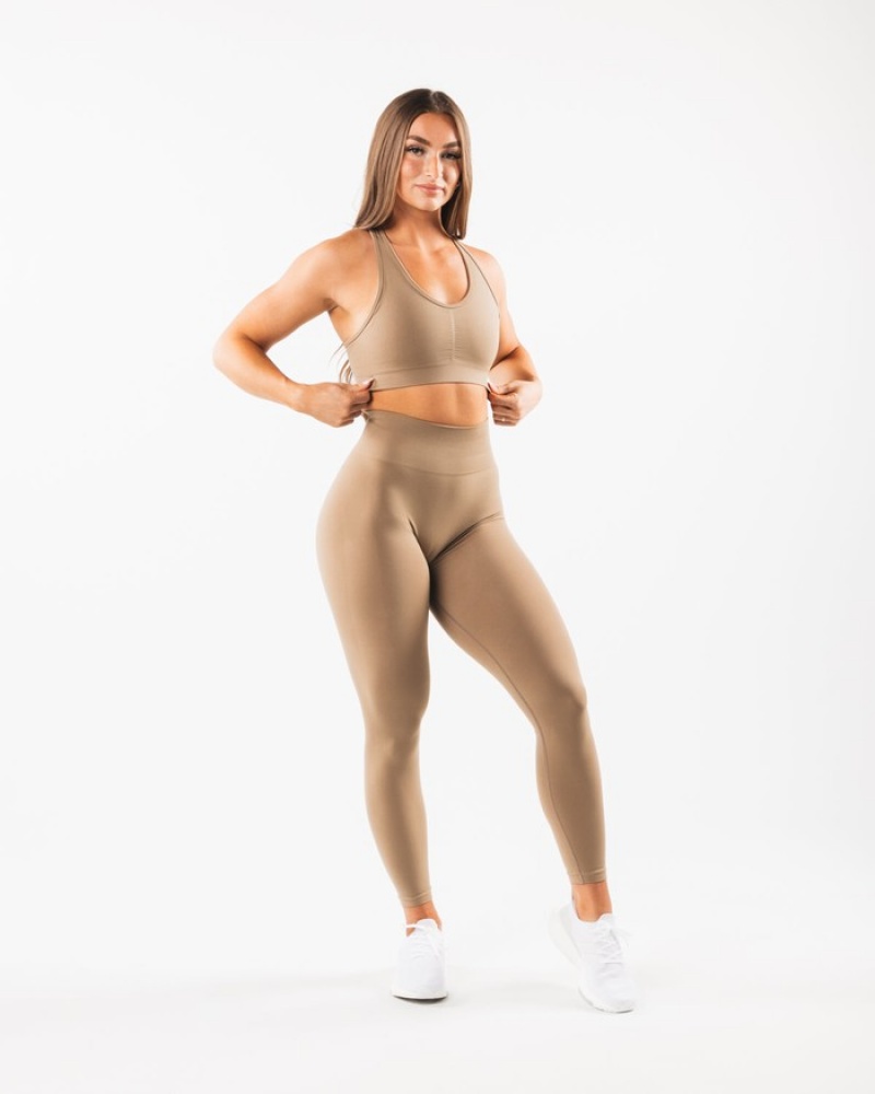 Sutiene Dama Alphalete Amplify Gri | 176258-YWQ