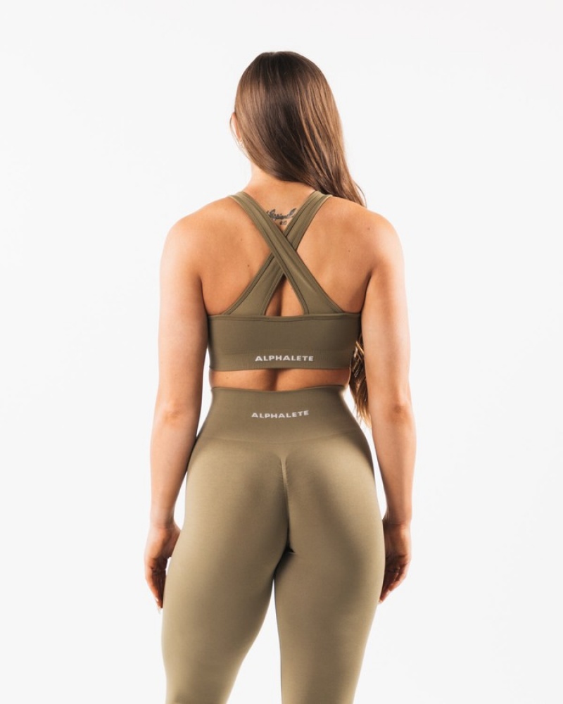 Sutiene Dama Alphalete Amplify Gri | 385741-XFZ