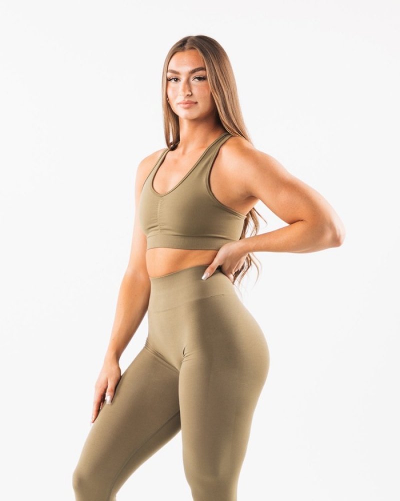 Sutiene Dama Alphalete Amplify Gri | 385741-XFZ