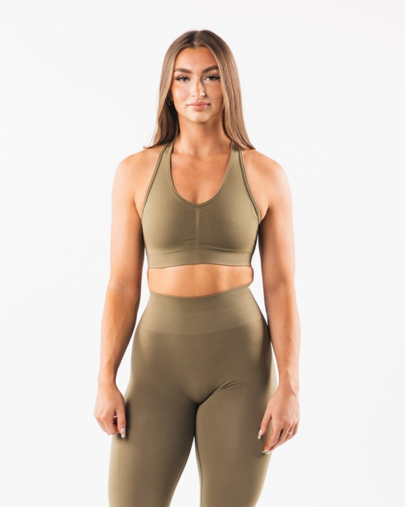Sutiene Dama Alphalete Amplify Gri | 385741-XFZ