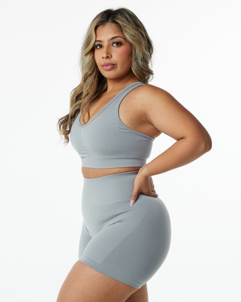 Sutiene Dama Alphalete Amplify Gri | 564239-BFP
