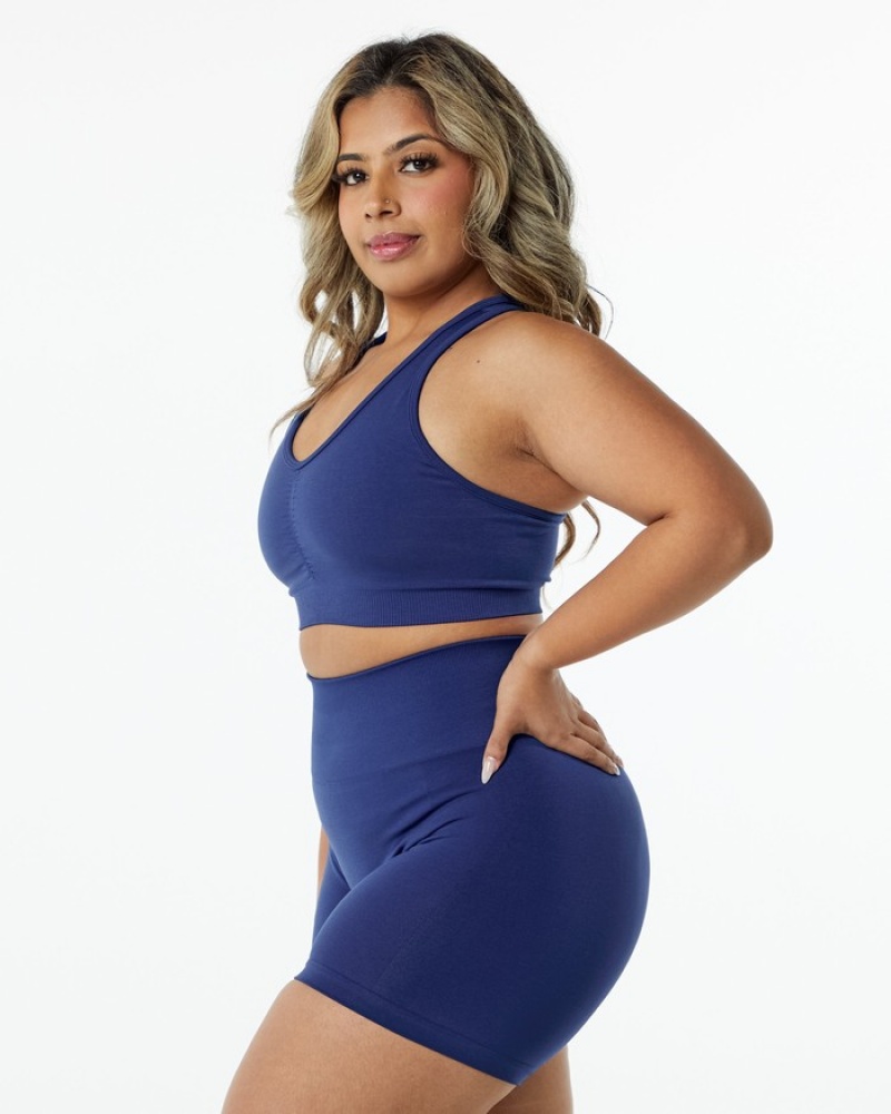 Sutiene Dama Alphalete Amplify Indigo | 972463-SKU