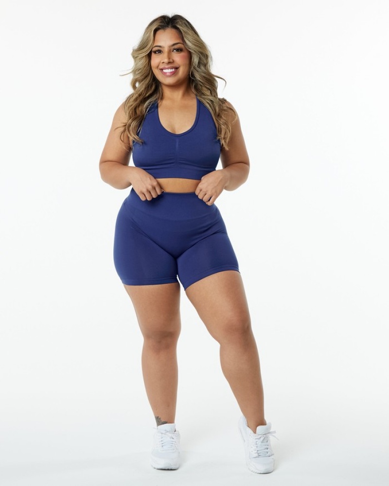 Sutiene Dama Alphalete Amplify Indigo | 972463-SKU