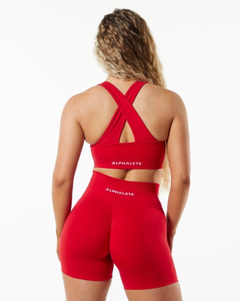 Sutiene Dama Alphalete Amplify Rosii | 970523-JOB