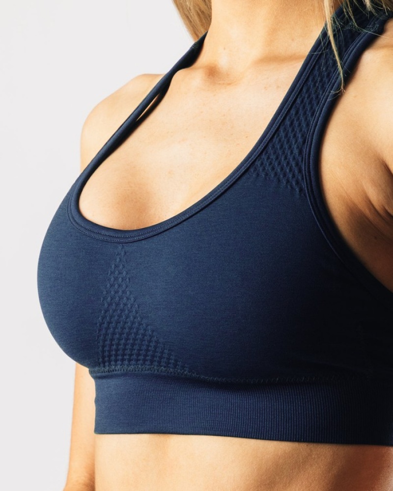 Sutiene Dama Alphalete Impact Albastri | 147032-ZCM