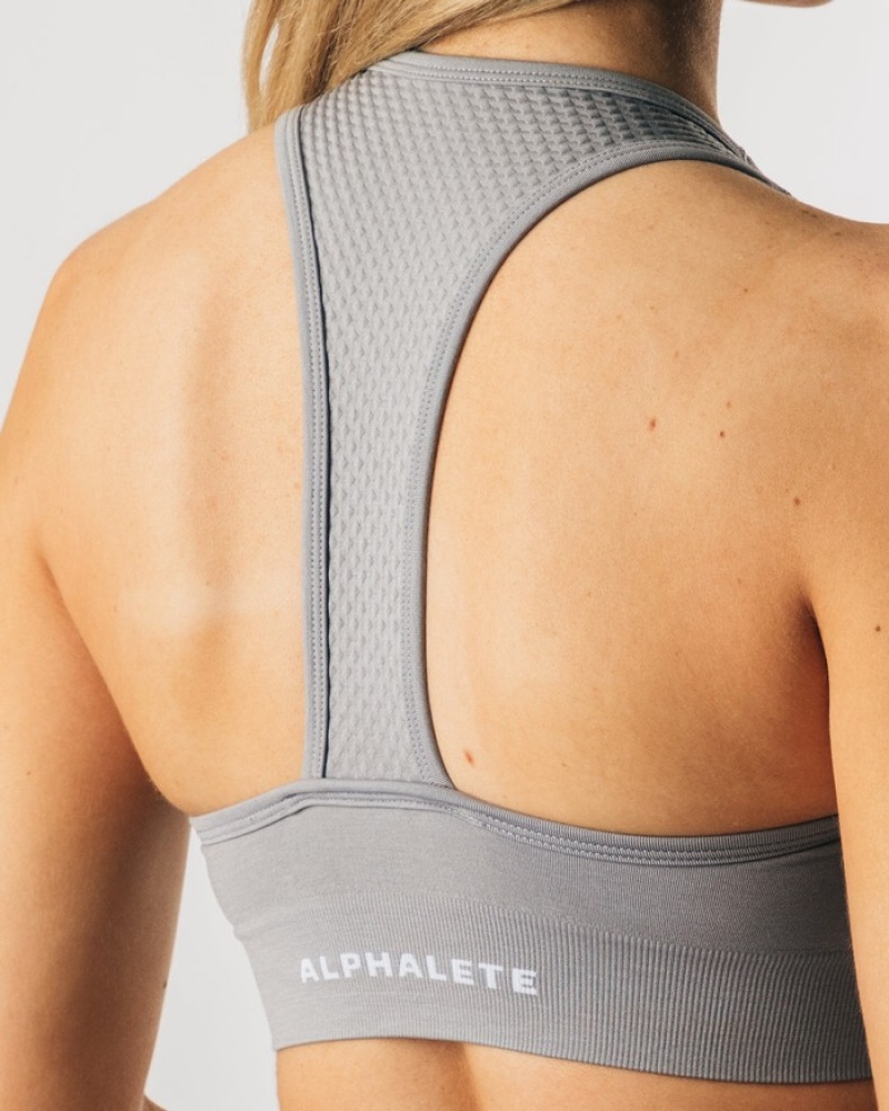 Sutiene Dama Alphalete Impact Gri | 156394-AHB