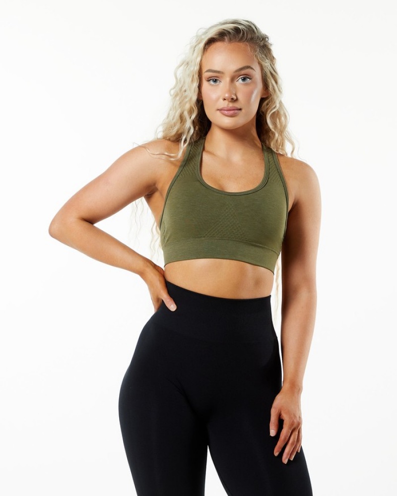 Sutiene Dama Alphalete Impact Verzi | 785940-AXN