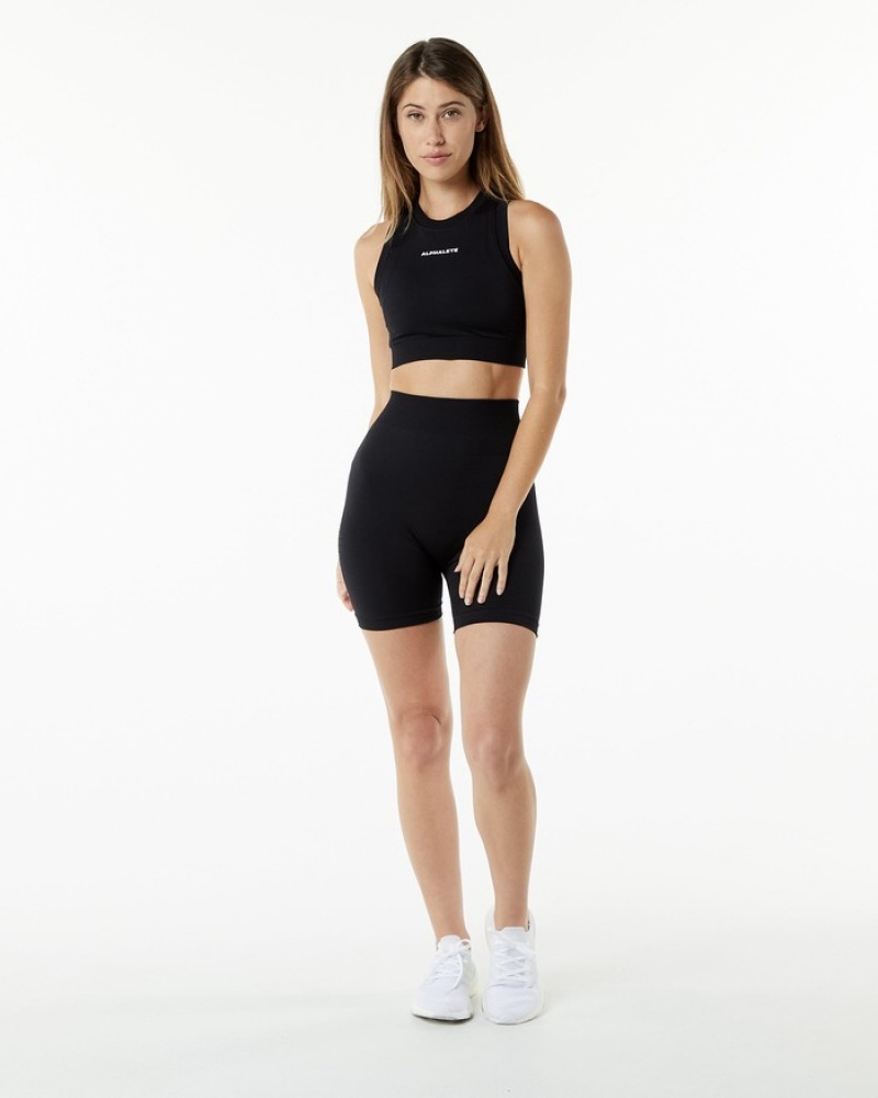 Sutiene Dama Alphalete Ozone Crop Negrii | 936241-EQA