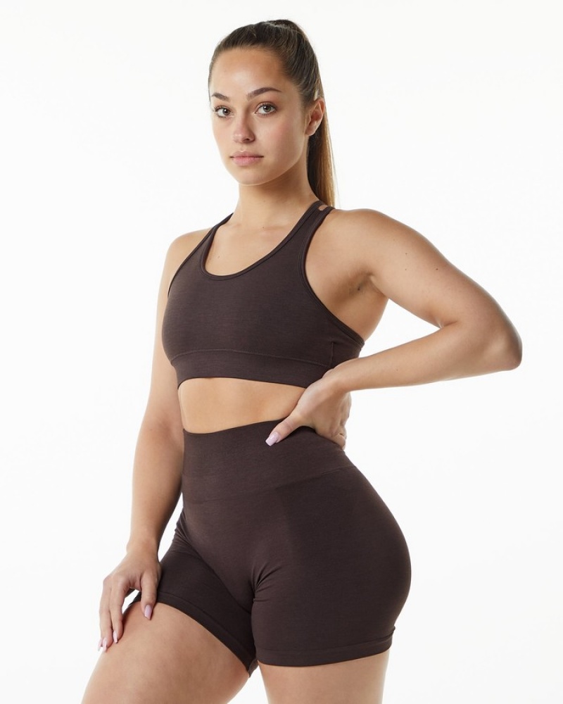 Sutiene Dama Alphalete Revival Ciocolata | 547963-KEX