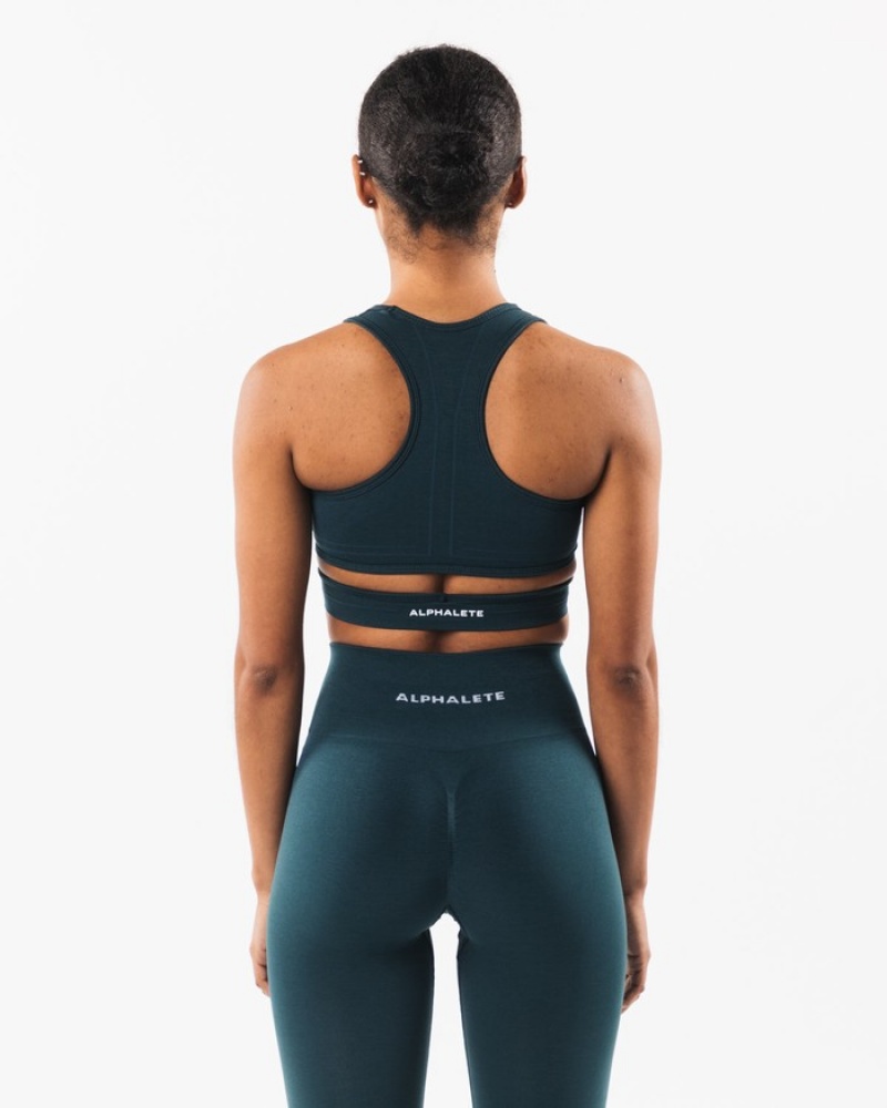 Sutiene Dama Alphalete Stratus Bleumarin | 289536-EBK