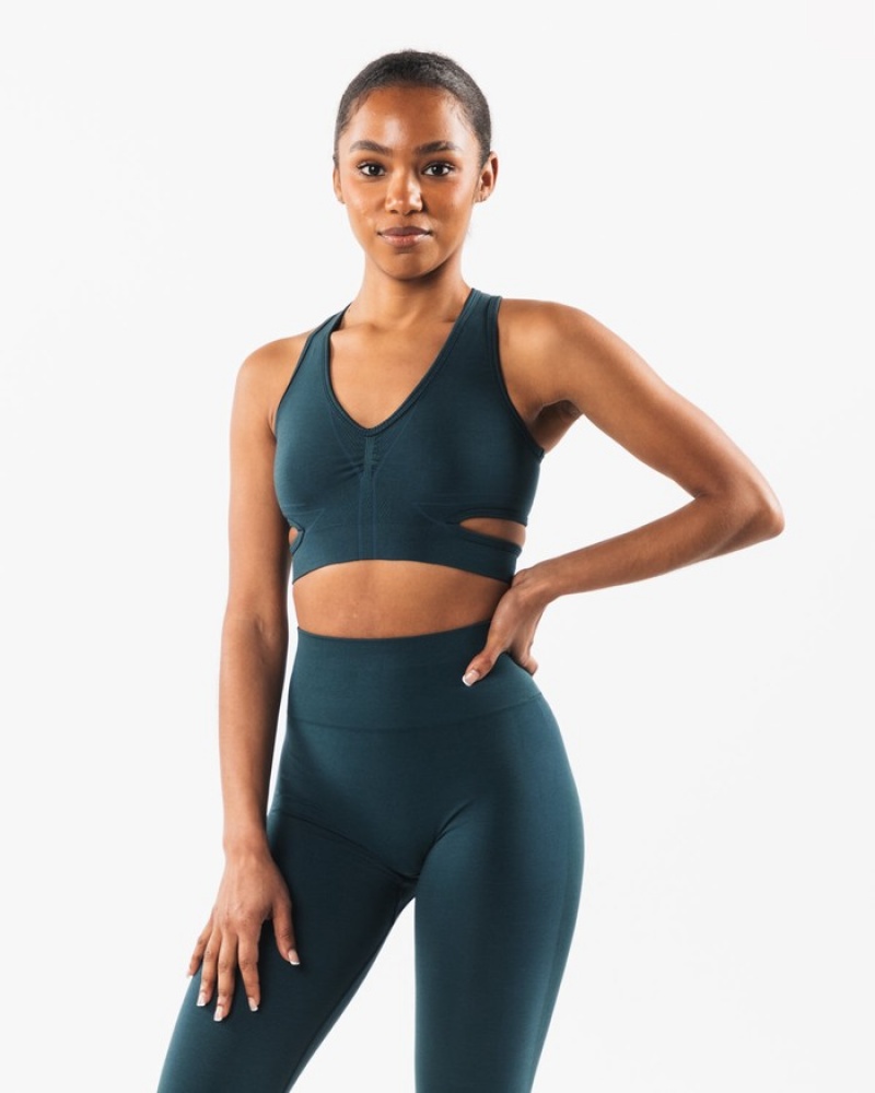 Sutiene Dama Alphalete Stratus Bleumarin | 289536-EBK