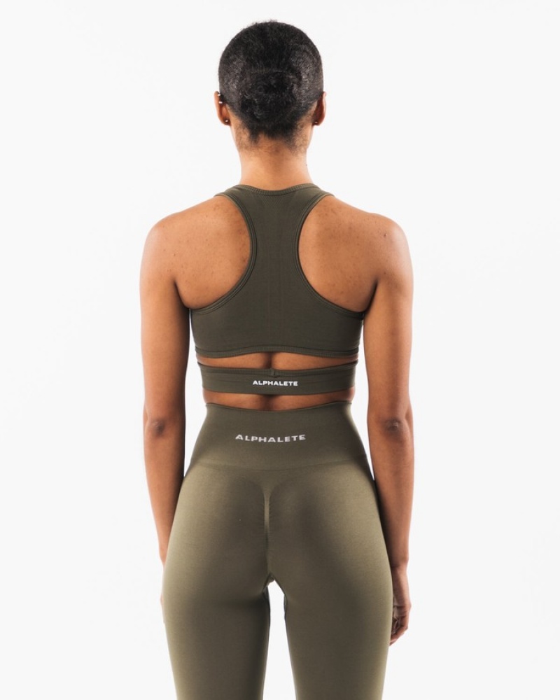 Sutiene Dama Alphalete Stratus Gri | 297310-LNX