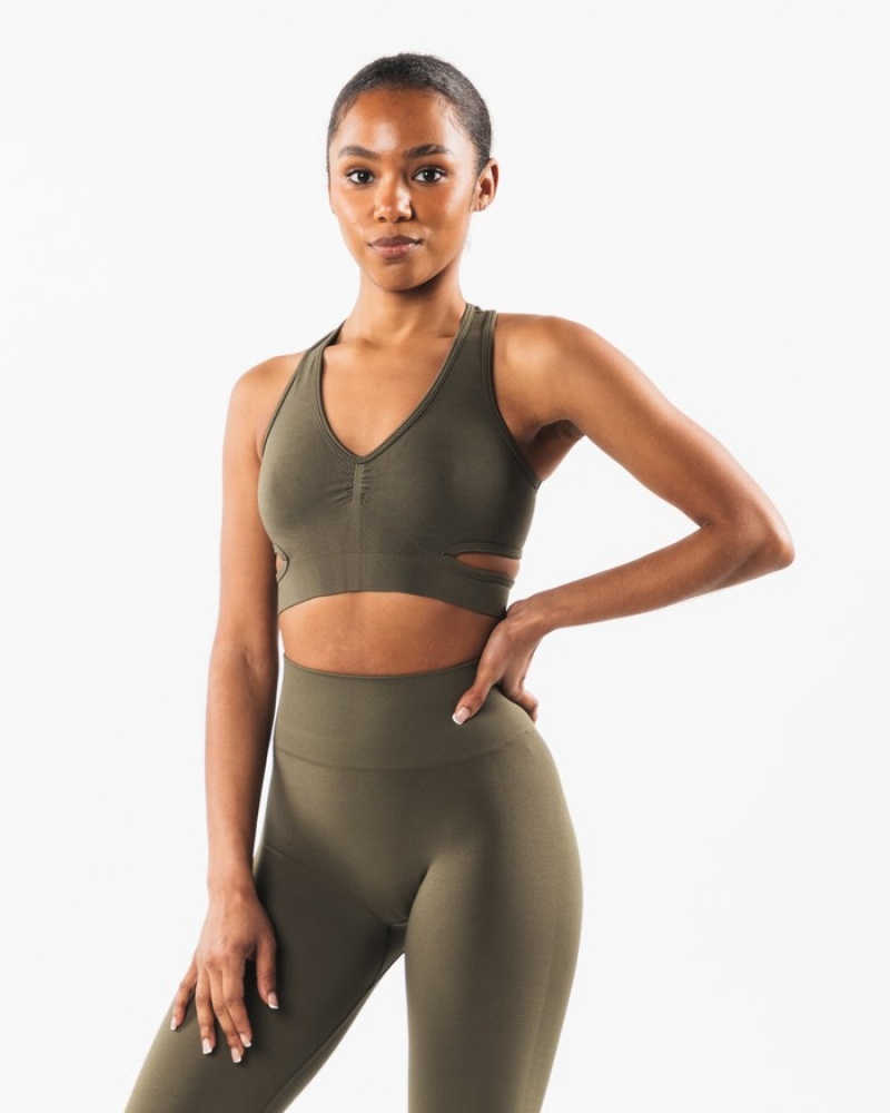 Sutiene Dama Alphalete Stratus Gri | 297310-LNX