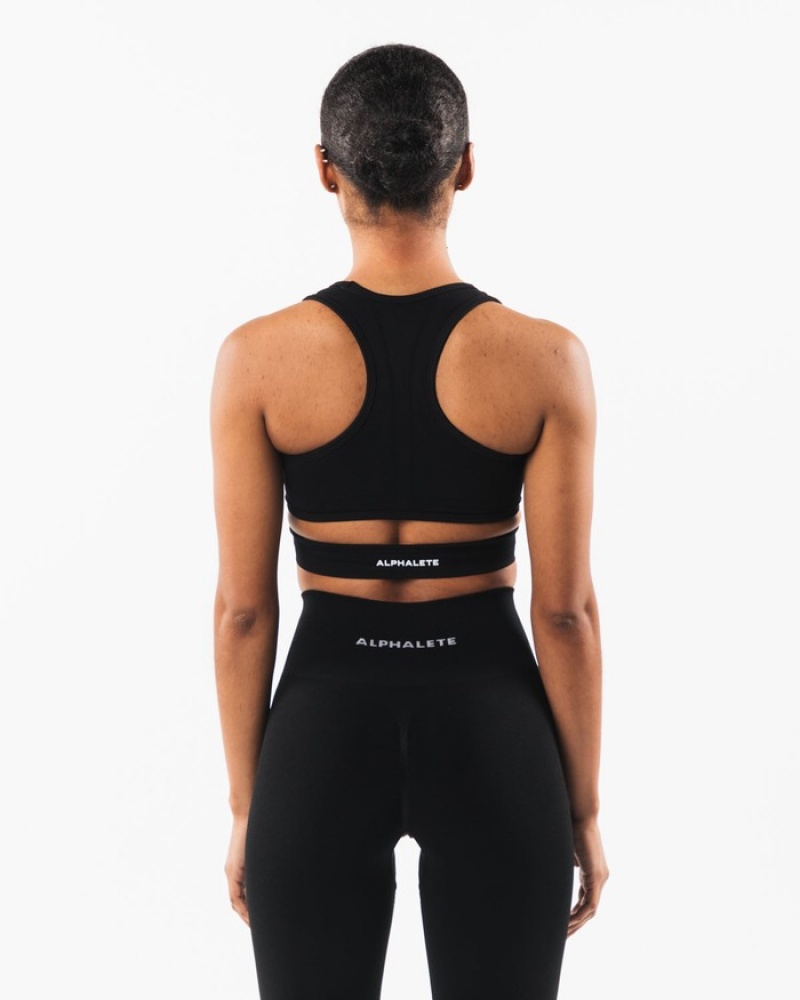 Sutiene Dama Alphalete Stratus Negrii | 524637-ITV