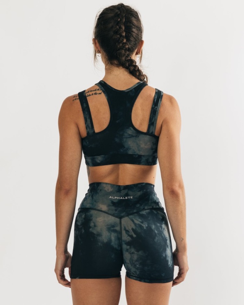 Sutiene Dama Alphalete Surface Keyhole Negrii | 712438-TCB