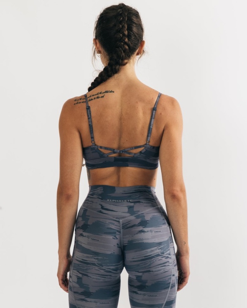 Sutiene Dama Alphalete Surface Limitless Gri Camuflaj | 435872-ROS