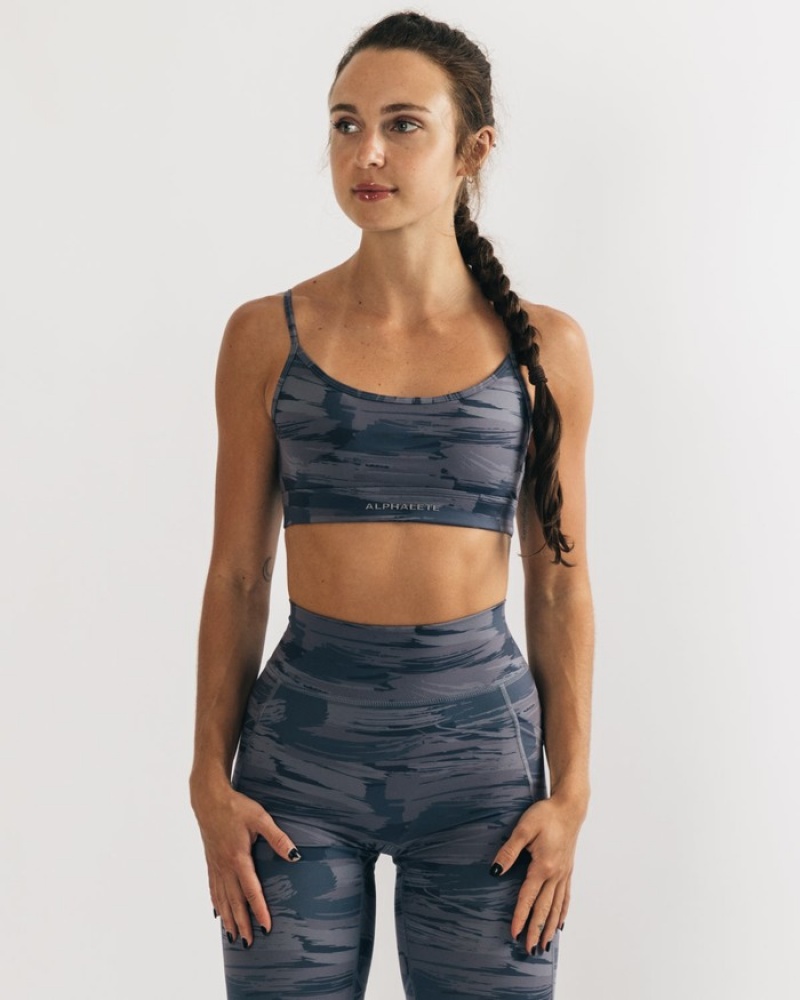 Sutiene Dama Alphalete Surface Limitless Gri Camuflaj | 435872-ROS