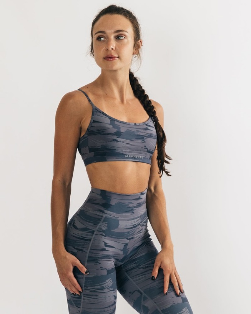 Sutiene Dama Alphalete Surface Limitless Gri Camuflaj | 435872-ROS
