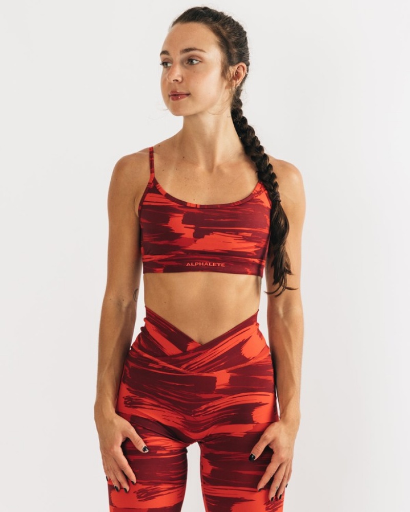 Sutiene Dama Alphalete Surface Limitless Camuflaj | 056138-VAH