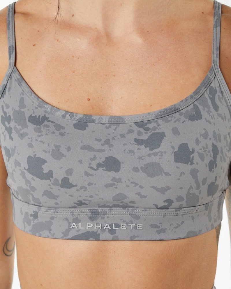 Sutiene Dama Alphalete Surface Limitless Gri | 813709-MRT