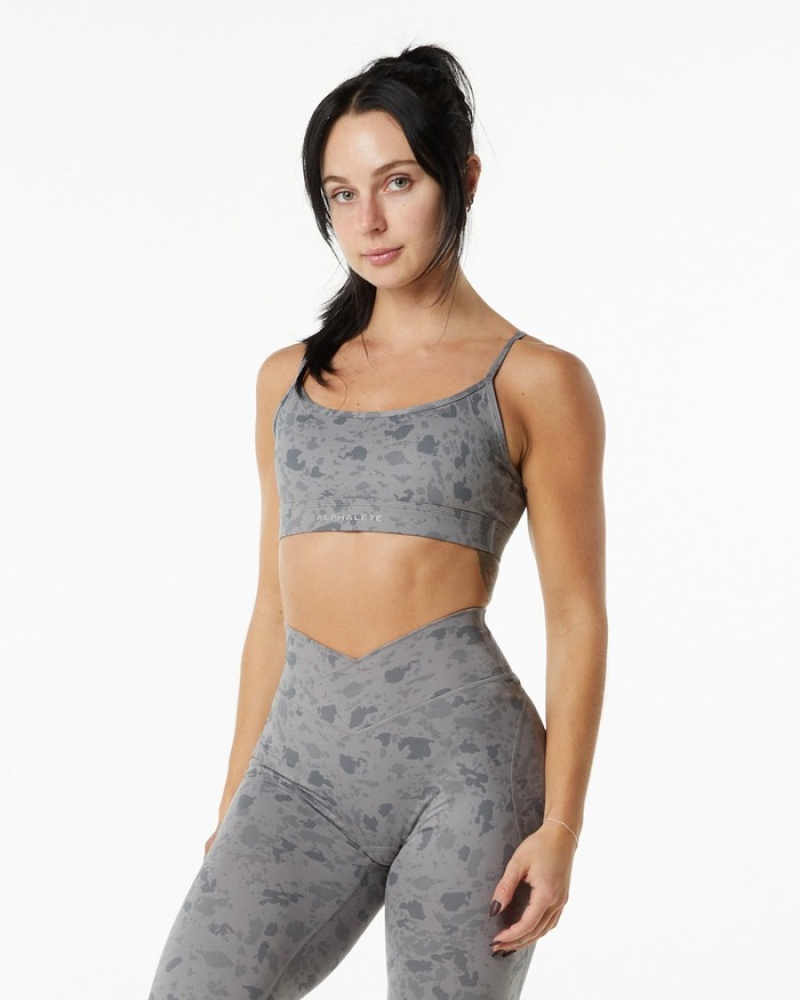 Sutiene Dama Alphalete Surface Limitless Gri | 813709-MRT