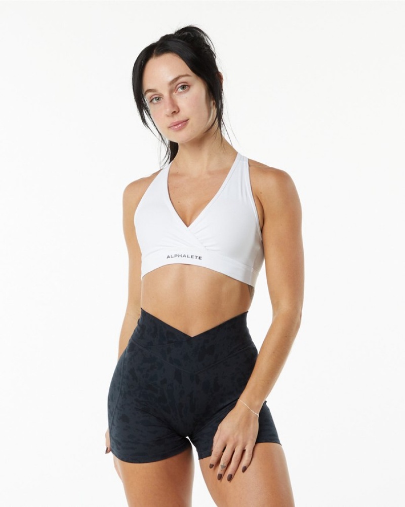 Sutiene Dama Alphalete Surface Wrap Albi | 241769-VHY
