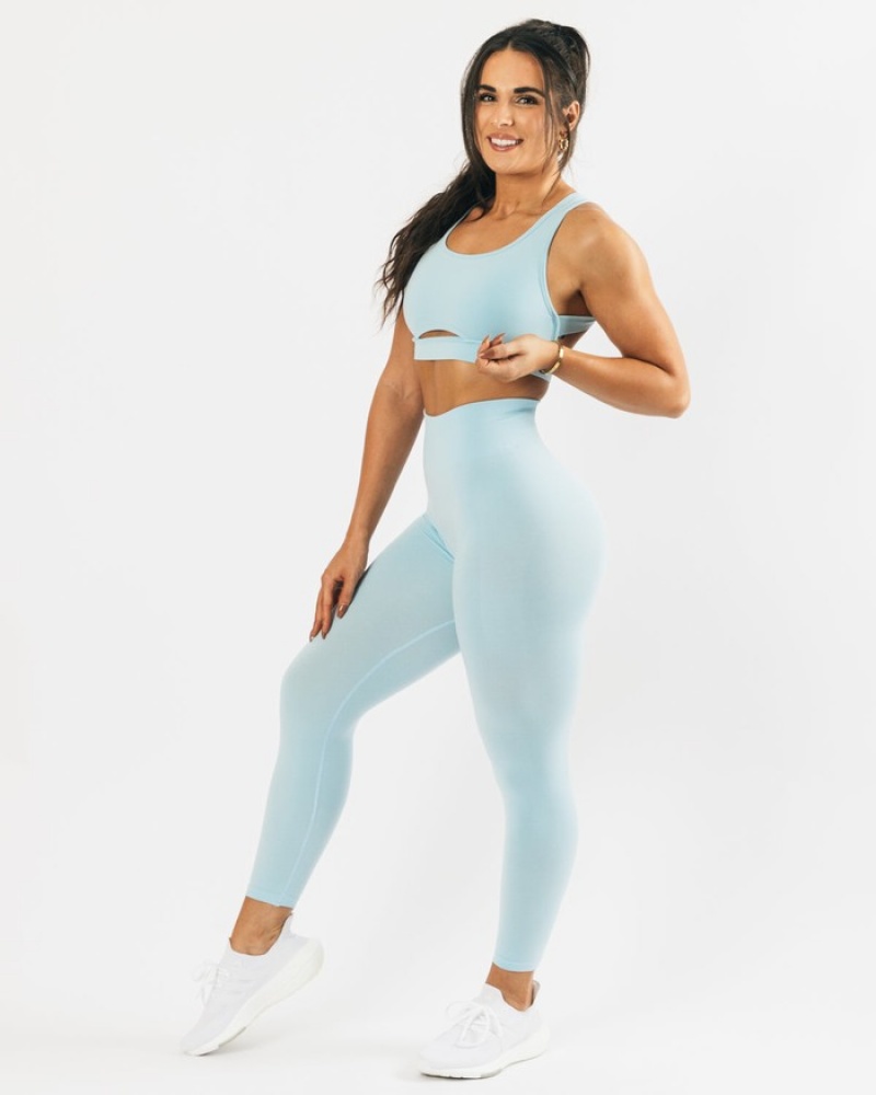 Sutiene Dama Alphalete Trinity Albastri | 183945-IXK